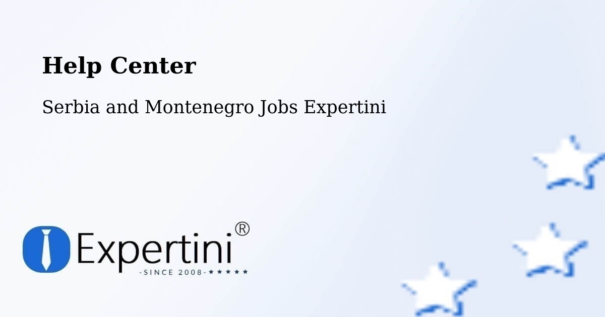 Help Center – Timiskaming District - Serbia and Montenegro Jobs Expertini