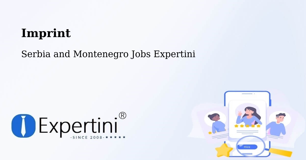 Imprint – Timiskaming District - Serbia and Montenegro Jobs Expertini